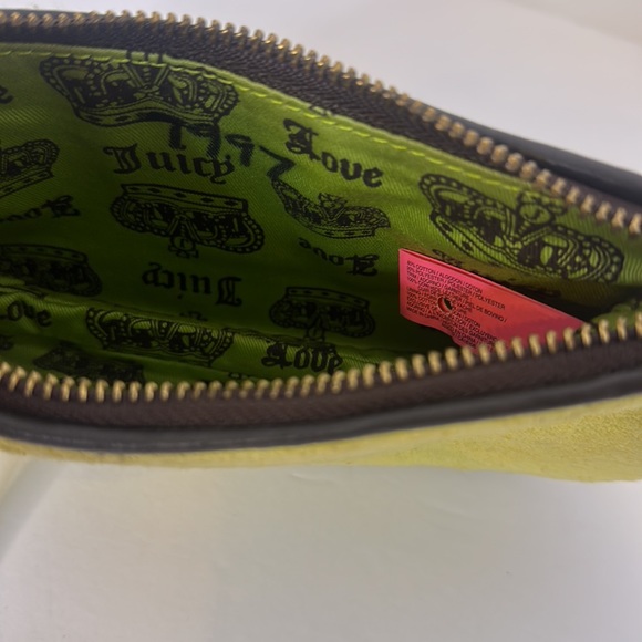 Vintage Juicy Couture wristlet w/large Juicy Charms Authentic & rare 💗💛❤️ - Picture 11 of 12